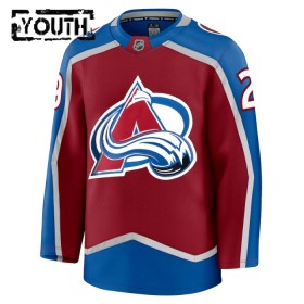 Colorado Avalanche Fanatics Premium Nathan MacKinnon 2024-25 Heim Rot Trikot - Kinder